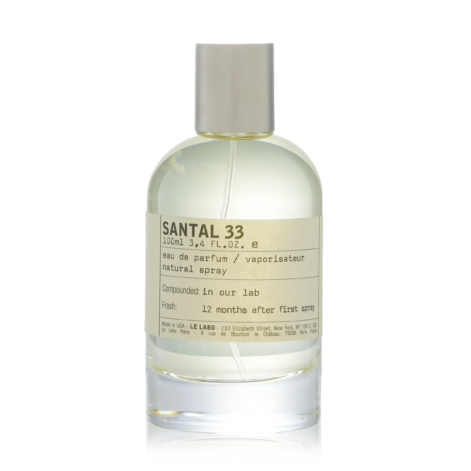 Le Labo Santal 33 Eau De Parfum Spray  100ml/3.4oz - Olabens