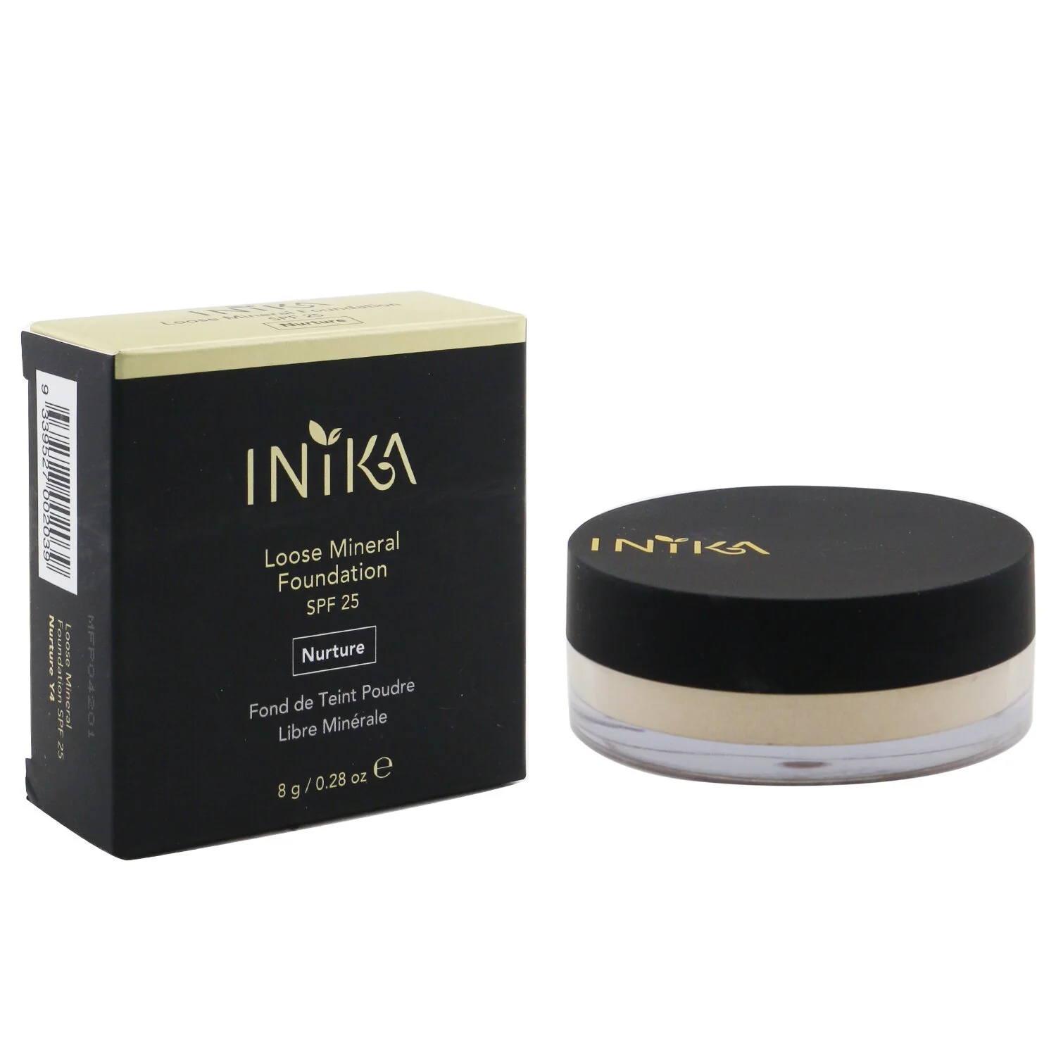 INIKA Organic Loose Mineral Foundation SPF25 - # Nurture  8g/0.28oz - Olabens