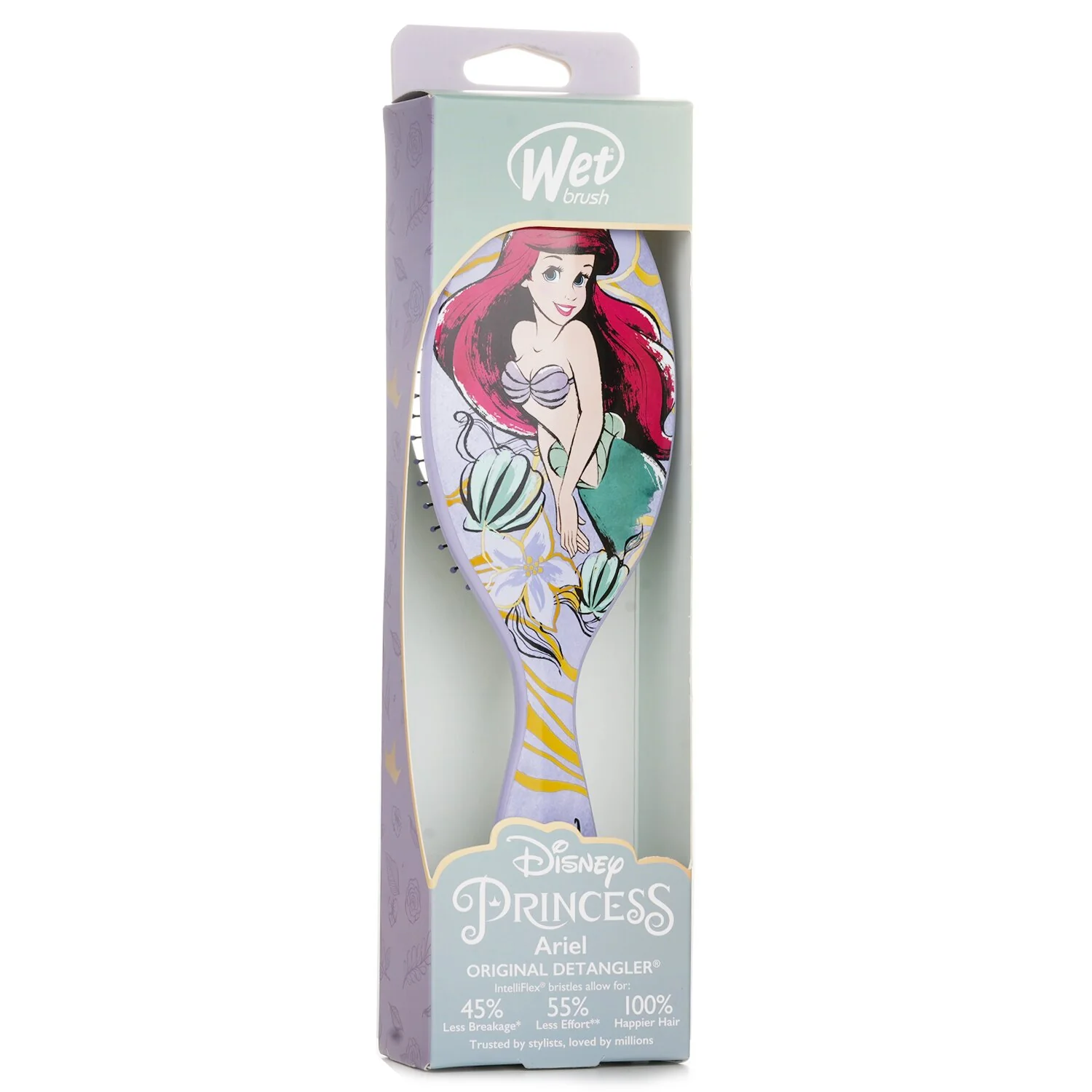 Wet Brush Original Detangler Elegant Disney Princess Ariel Hair Brush  1pc - Olabens