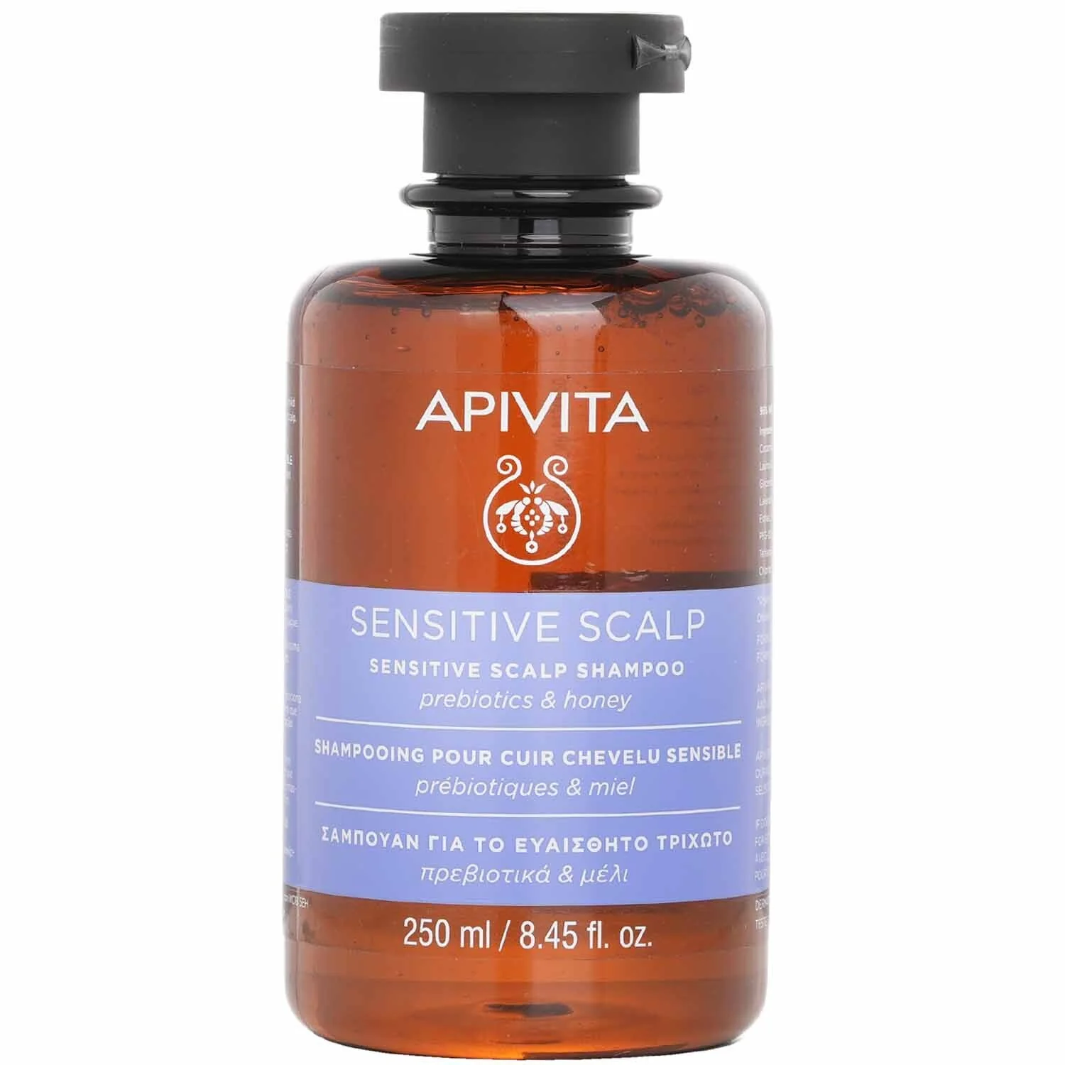 Apivita Sensitive Scalp Shampoo Prebiotics & Honey  250ml - Olabens