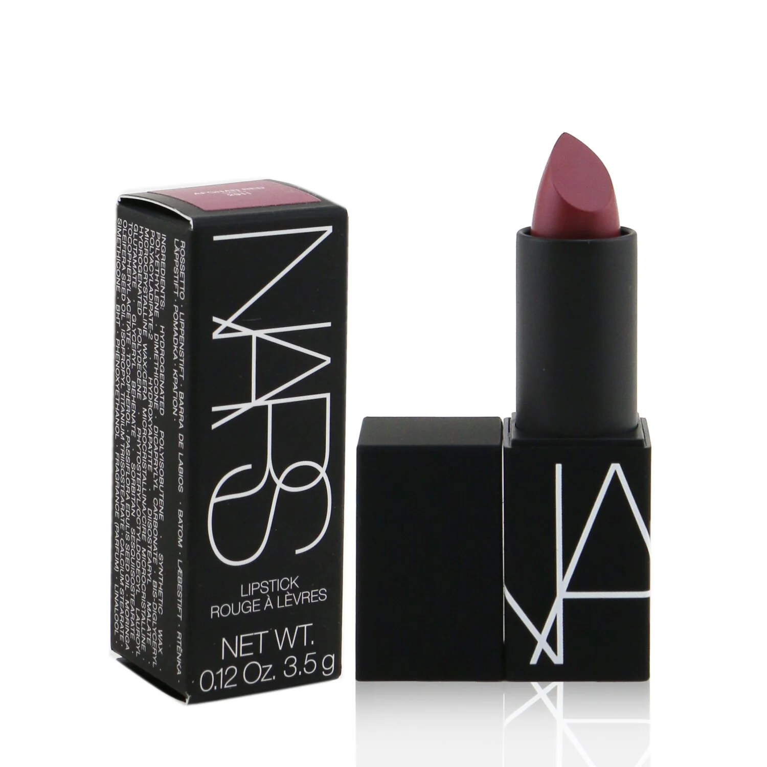 NARS Lipstick - Afghan Red (Satin)  3.4g/0.12oz - Olabens