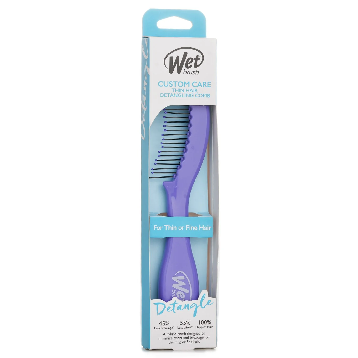 Wet Brush Custom Care Thin Detangling Comb  1pc - Olabens