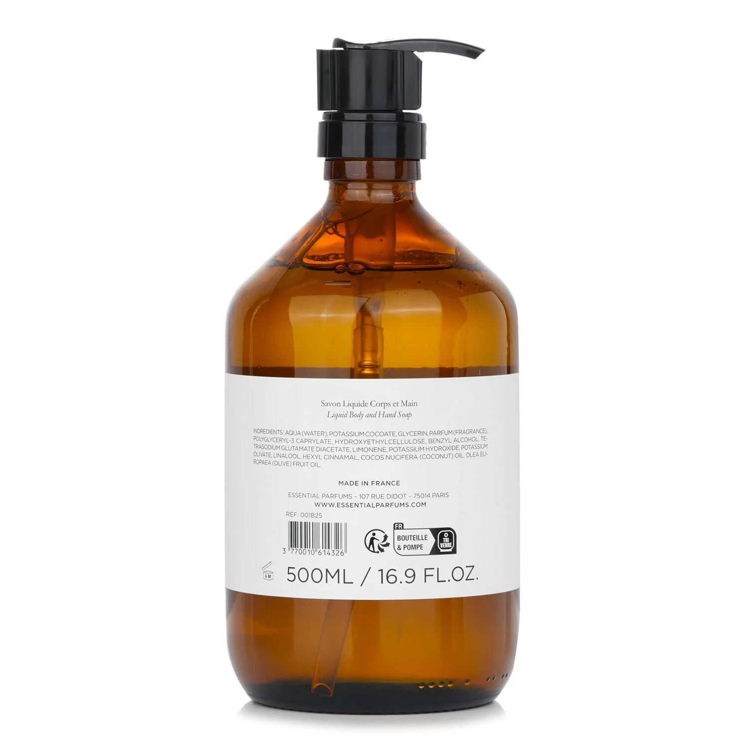 Essential Parfums Nice Bergamote by Antoine Maisondieu Liquid Body & Hand Soap  500ml/16.9oz - Olabens
