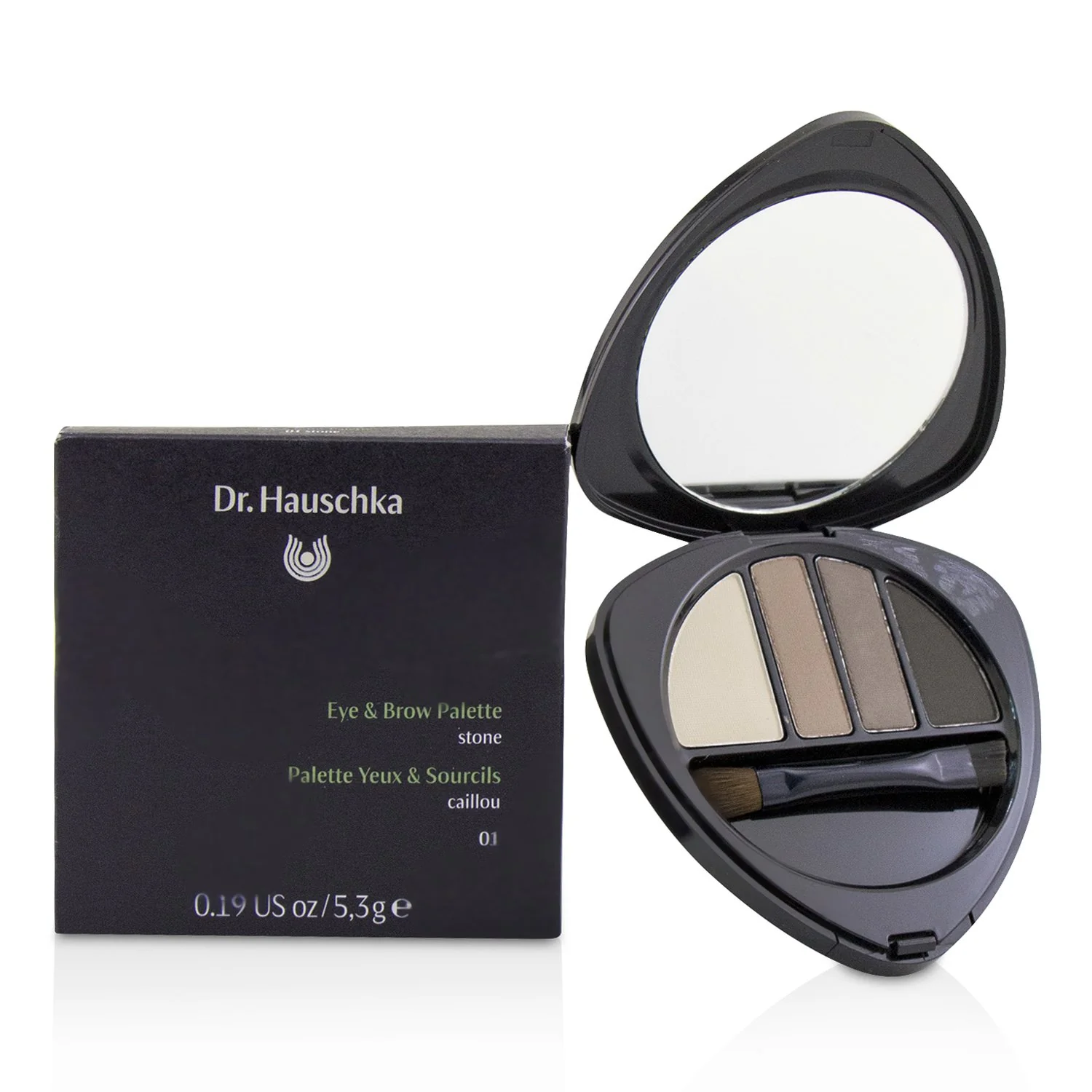 Dr. Hauschka Eye & Brow Palette - # 01 Stone  5.3g/0.19oz - Olabens