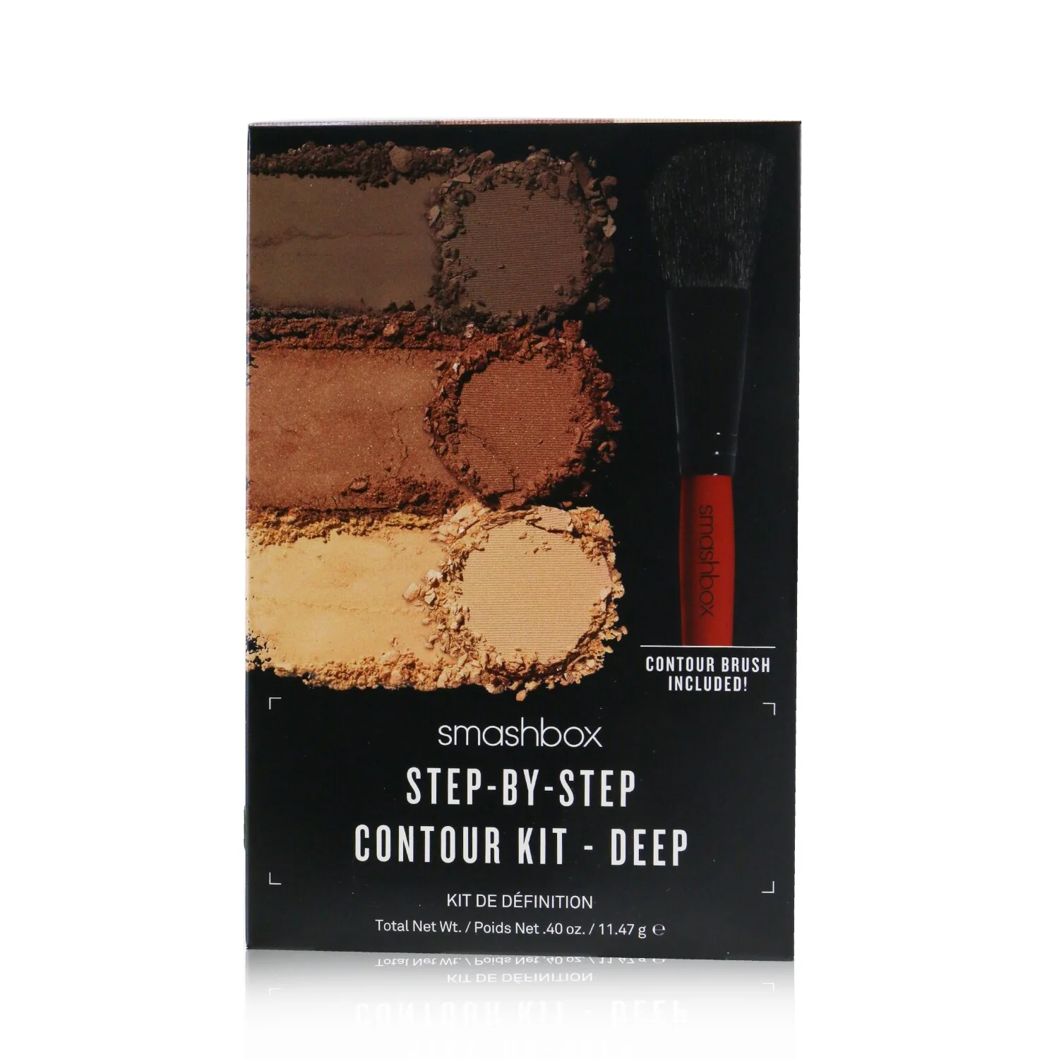 Smashbox Step By Step Contour Kit (1 x Contour Palette + 1 x Contour Brush) - (Light/Medium)  11.47g/0.404oz - Olabens