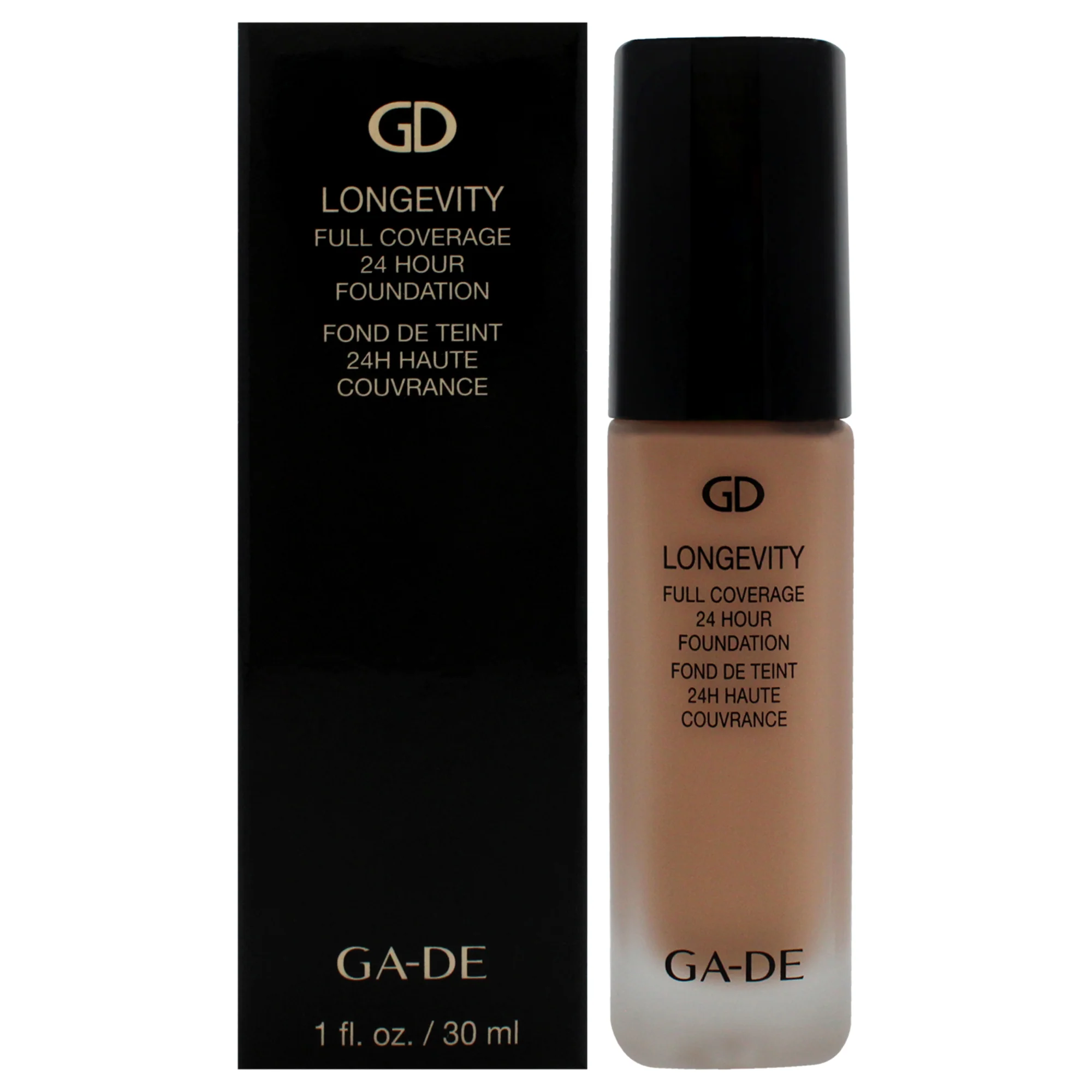 Longevity Full Coverage 24Hr Foundation - 552 Fair Sand by GA-DE for Women - 1 oz Foundation - Olabens
