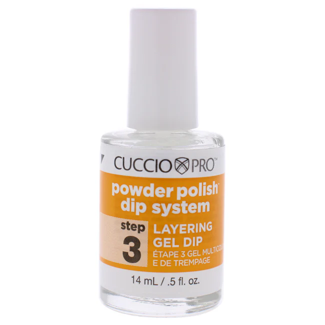 Cuccio Pro Powder Polish Dip System Layering Gel Dip - Step 3 by Cuccio for Women - 0.5 oz Nail Polish - Olabens