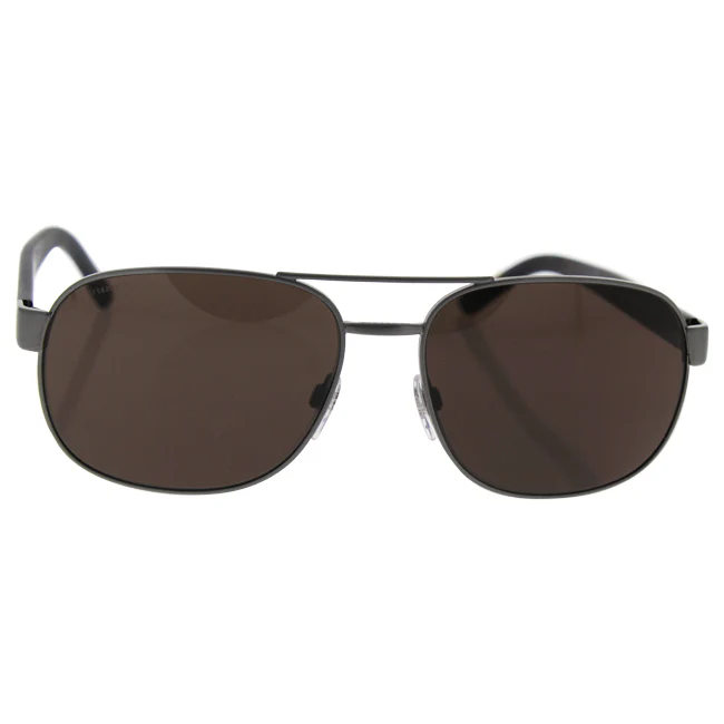 Burberry Burberry Be 3083 1008/5W - Brushed Gunmetal/Dark Brown by Burberry for Men - 59-16-140 mm Sunglasses - Olabens