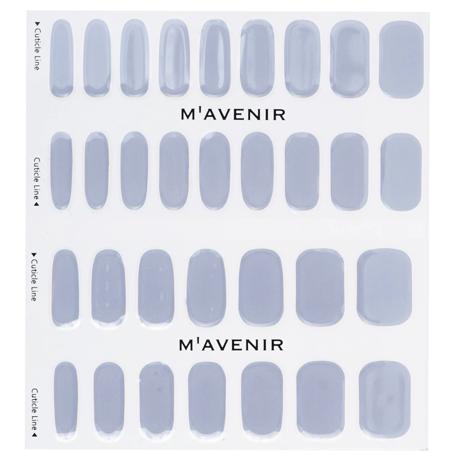Mavenir Nail Sticker (Purple) - # Evening Road Nail  32pcs - Olabens