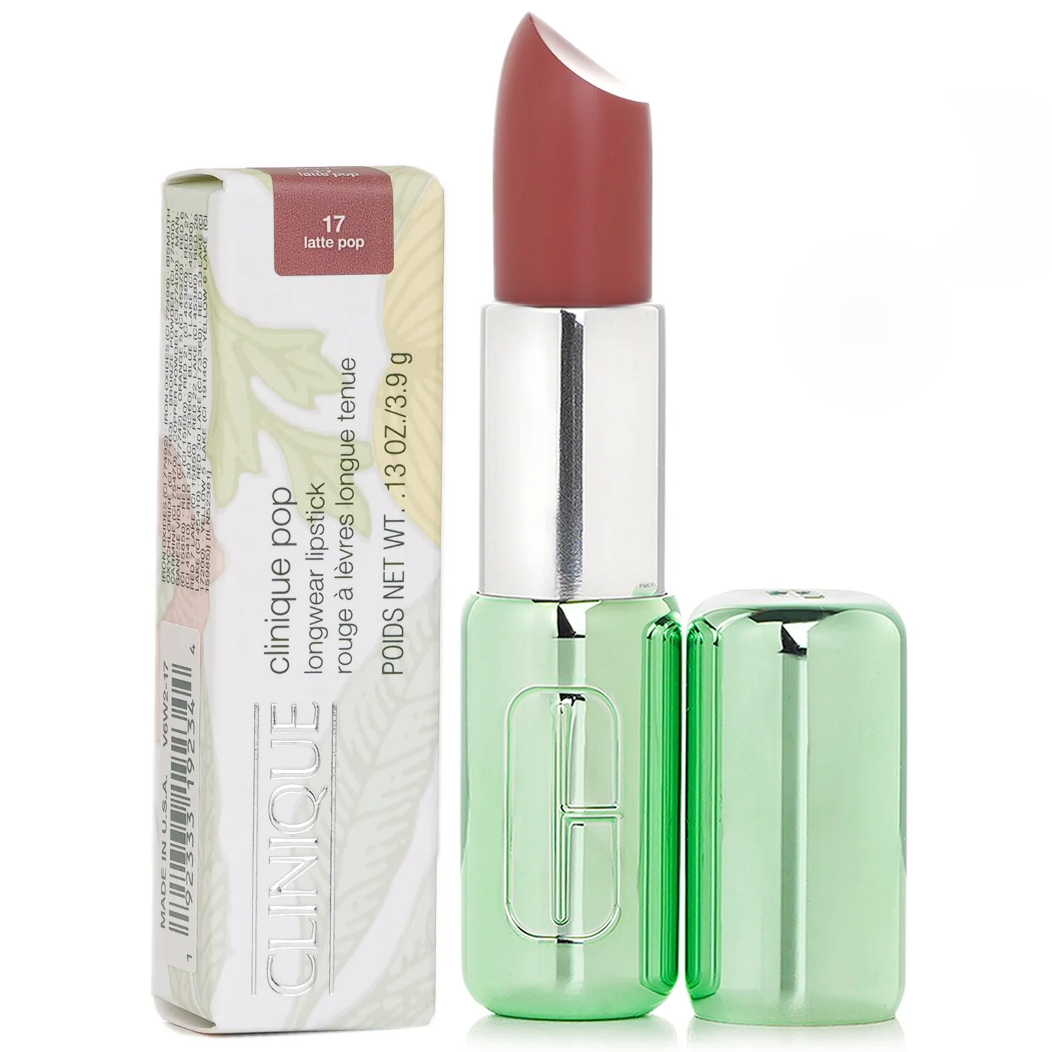 Clinique Pop Longwear Lipstick Matte - # 13 Peony Pop  3.9g/0.13oz - Olabens