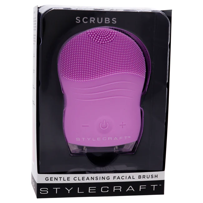 StyleCraft Scrubs Gentle Cleansing Facial Brush - Pink by StyleCraft for Unisex - 1 Pc Brush - Olabens