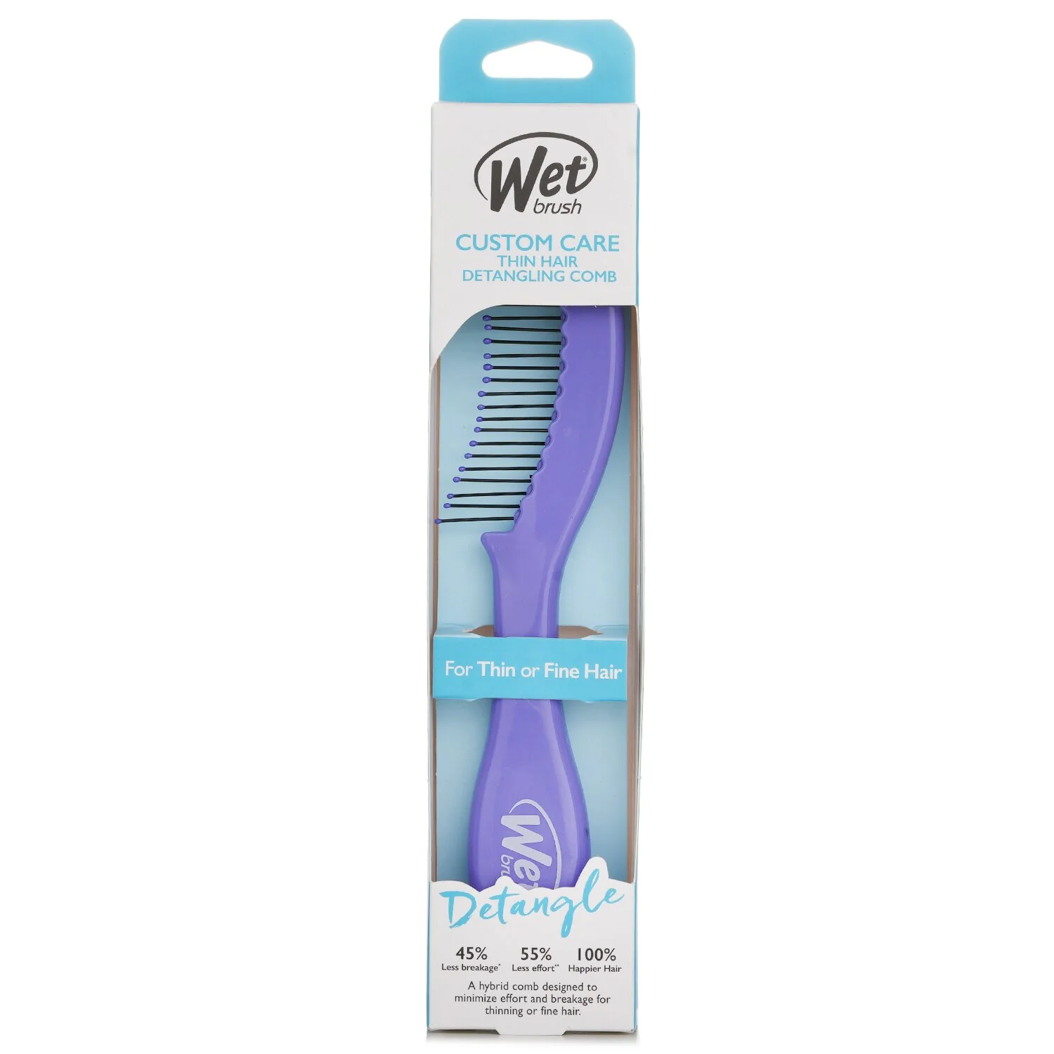 Wet Brush Custom Care Thin Detangling Comb  1pc - Olabens