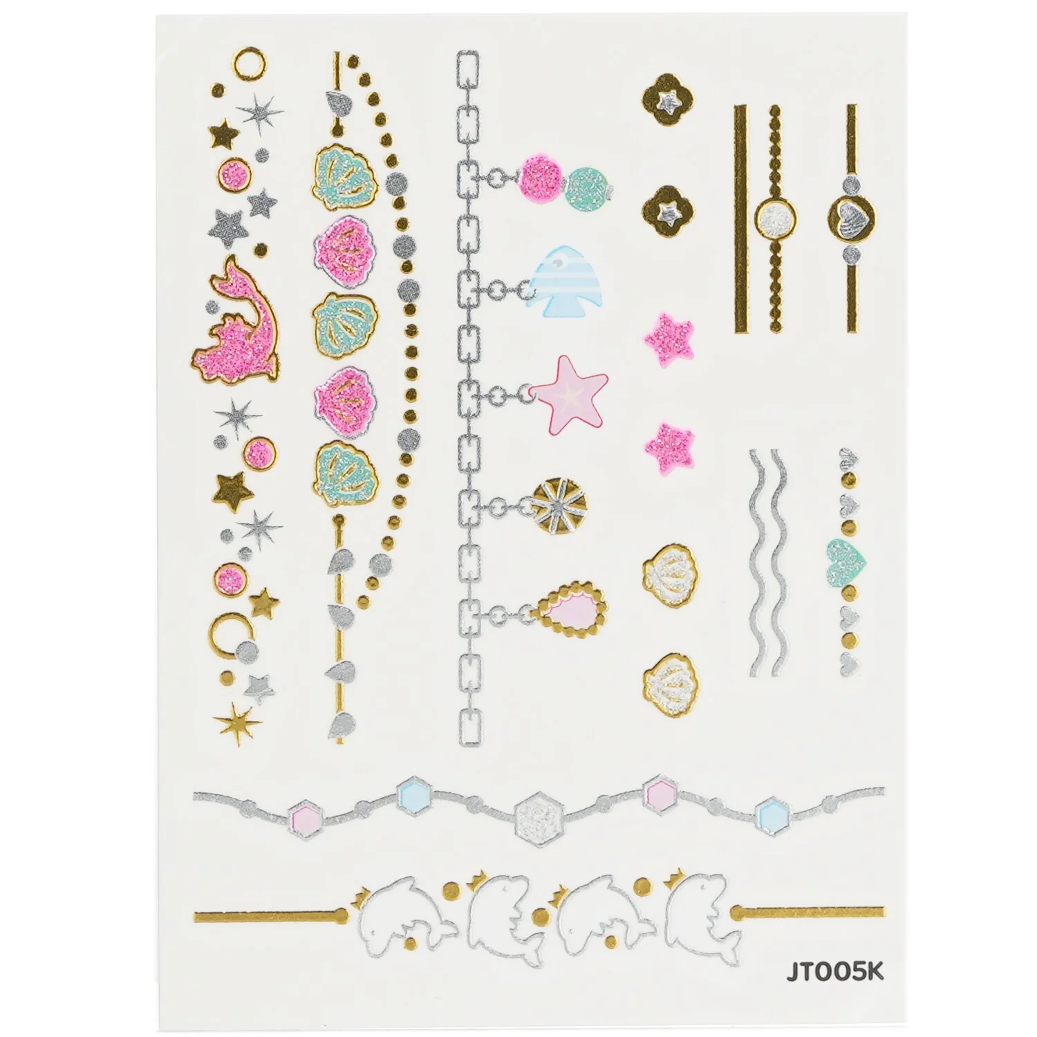 April Korea Princess Jewel Body Sticker - # JT005K  1pc - Olabens