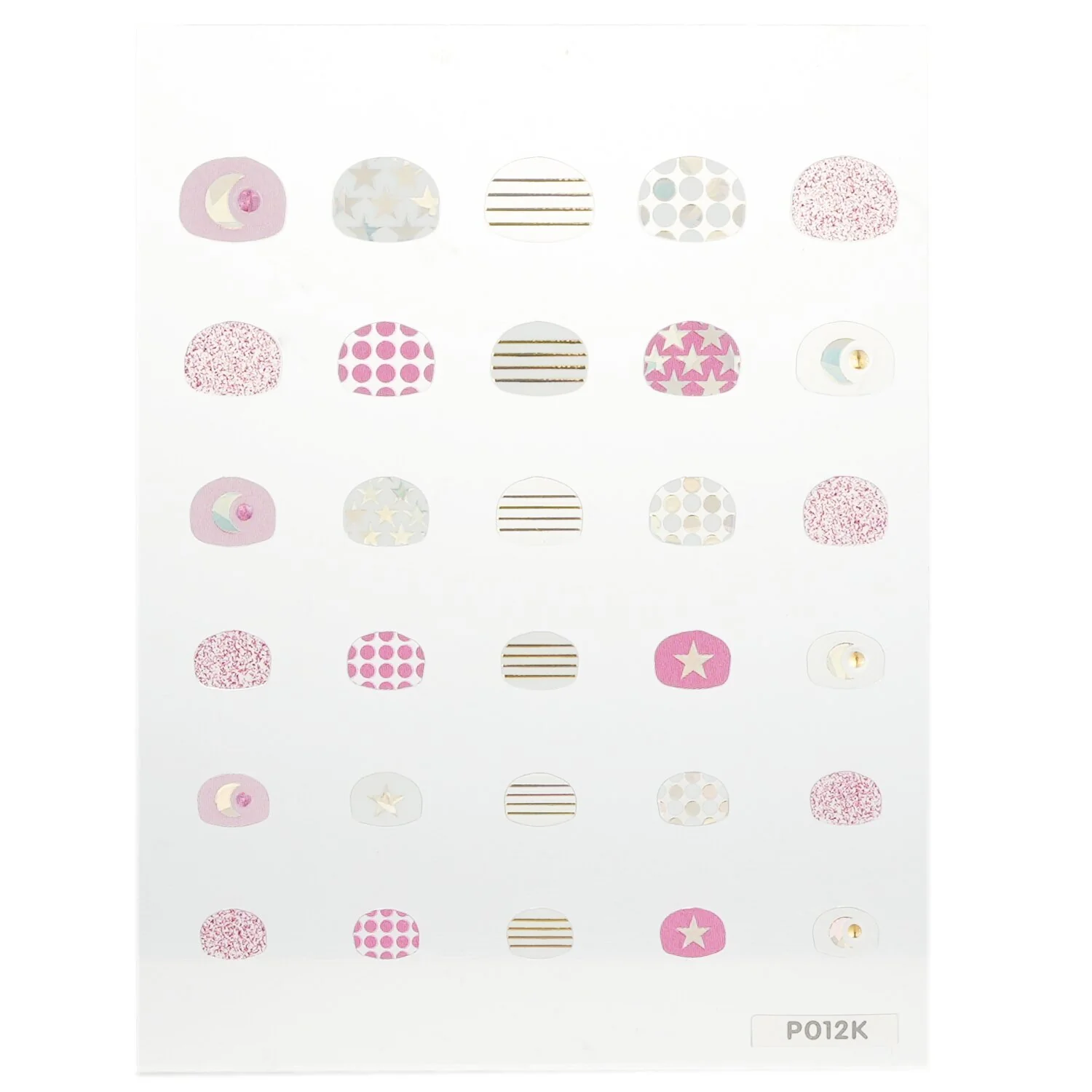 April Korea Princess Kids Nail Sticker - # P012K  1pack - Olabens