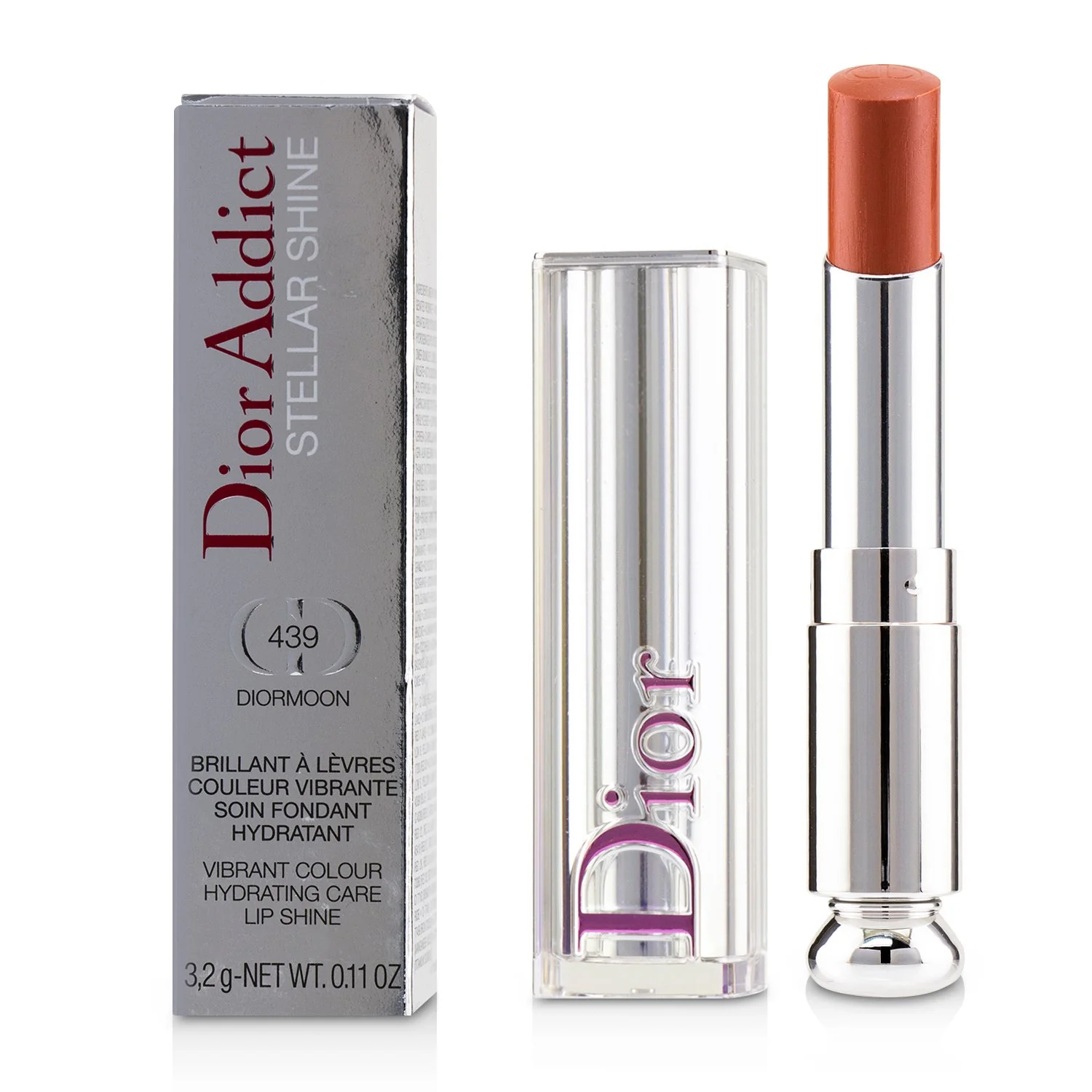 Christian Dior Dior Addict Stellar Shine Lipstick - # 859 Diorinfinity (Red)  3.2g/0.11oz - Olabens