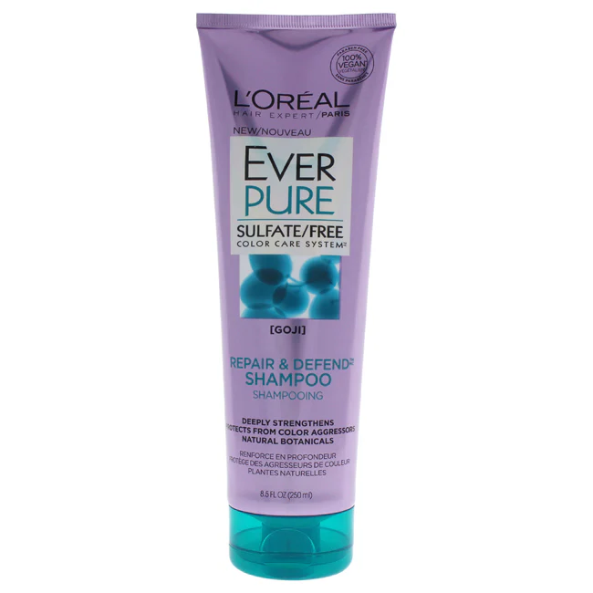 LOreal Paris EverPure Goji Repair & Defend Shampoo by LOreal Paris for Unisex - 8.5 oz Shampoo - Olabens