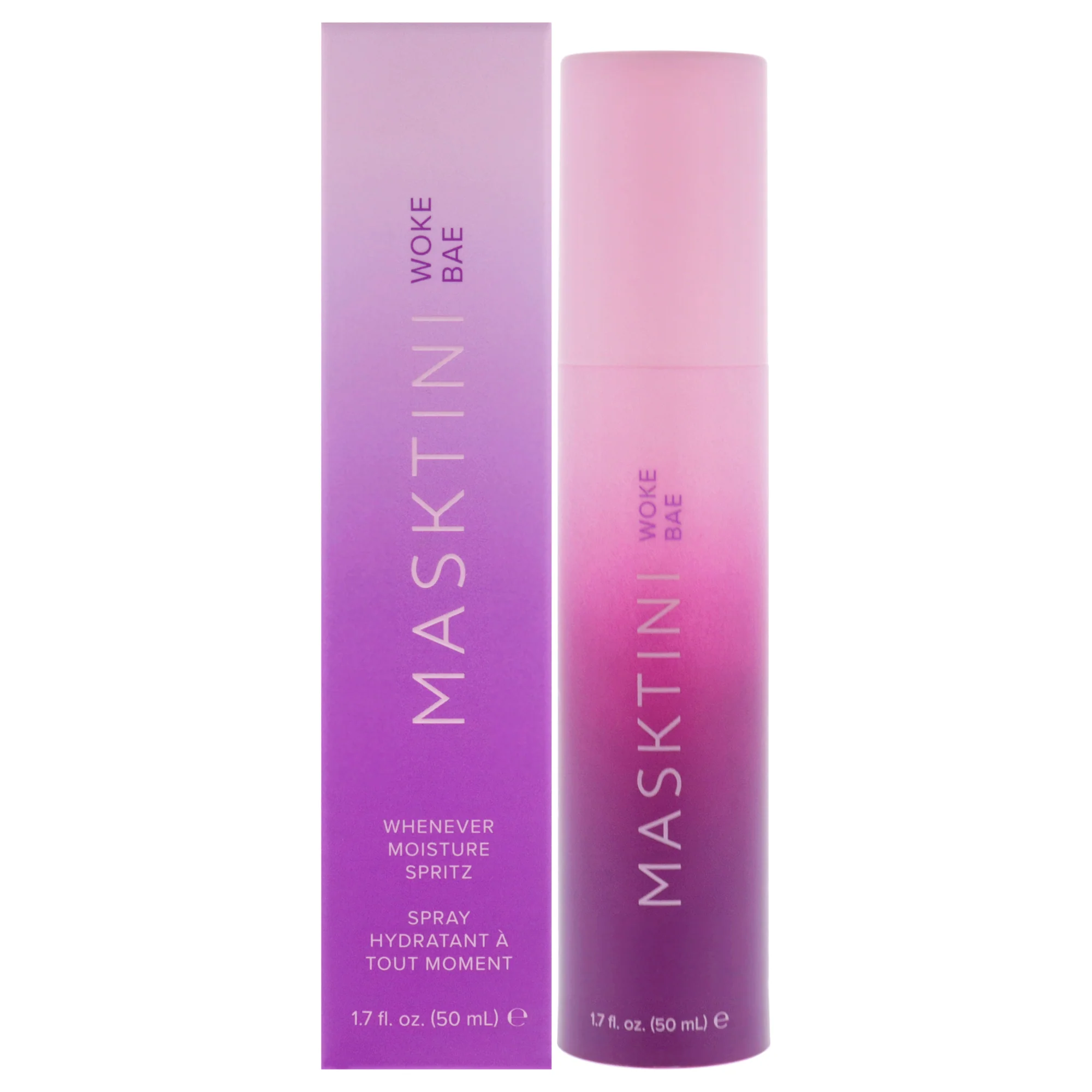 Woke Bae Whenever Moisture Spritz by Masktini for Women - 1.7 oz Spray - Olabens