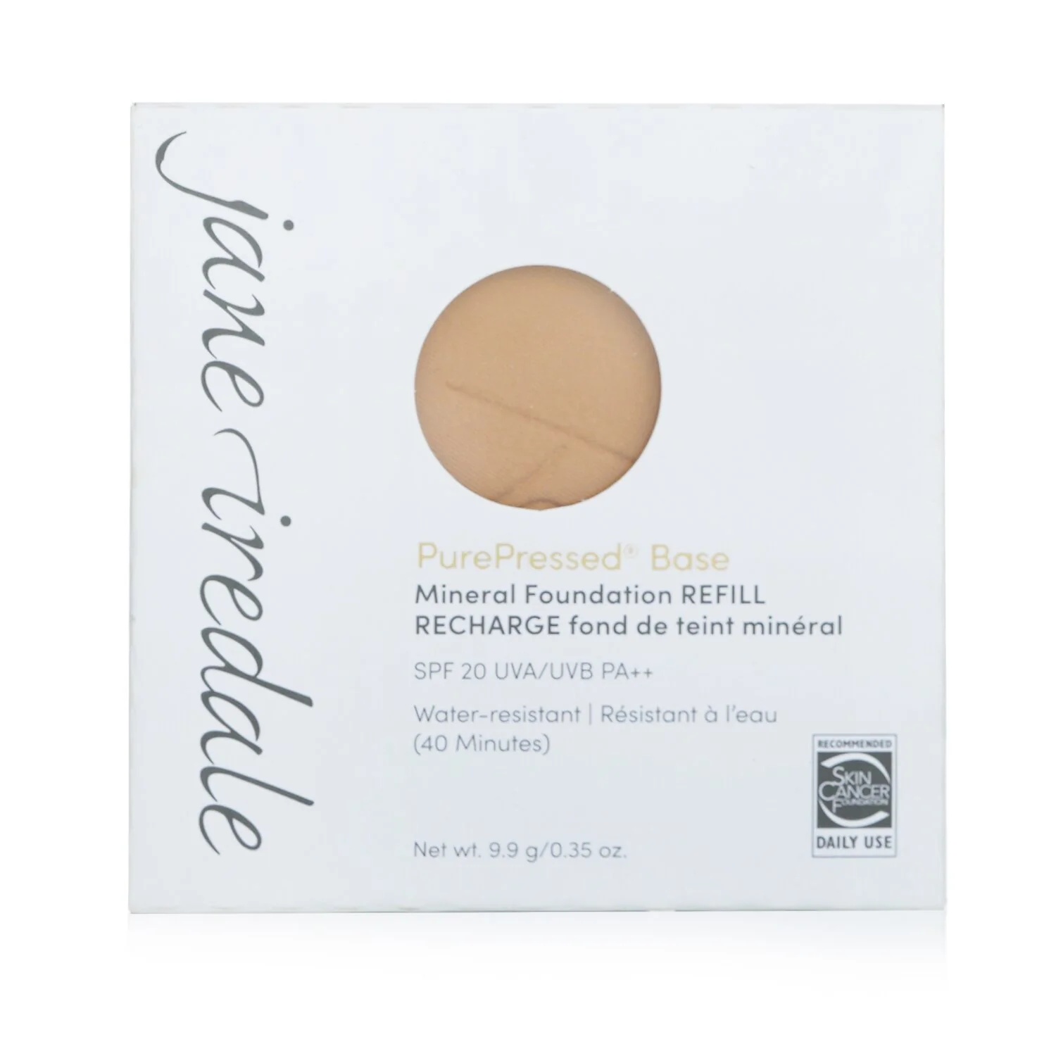 Jane Iredale PurePressed Base Mineral Foundation Refill SPF 20 - Latte  9.9g/0.35oz - Olabens