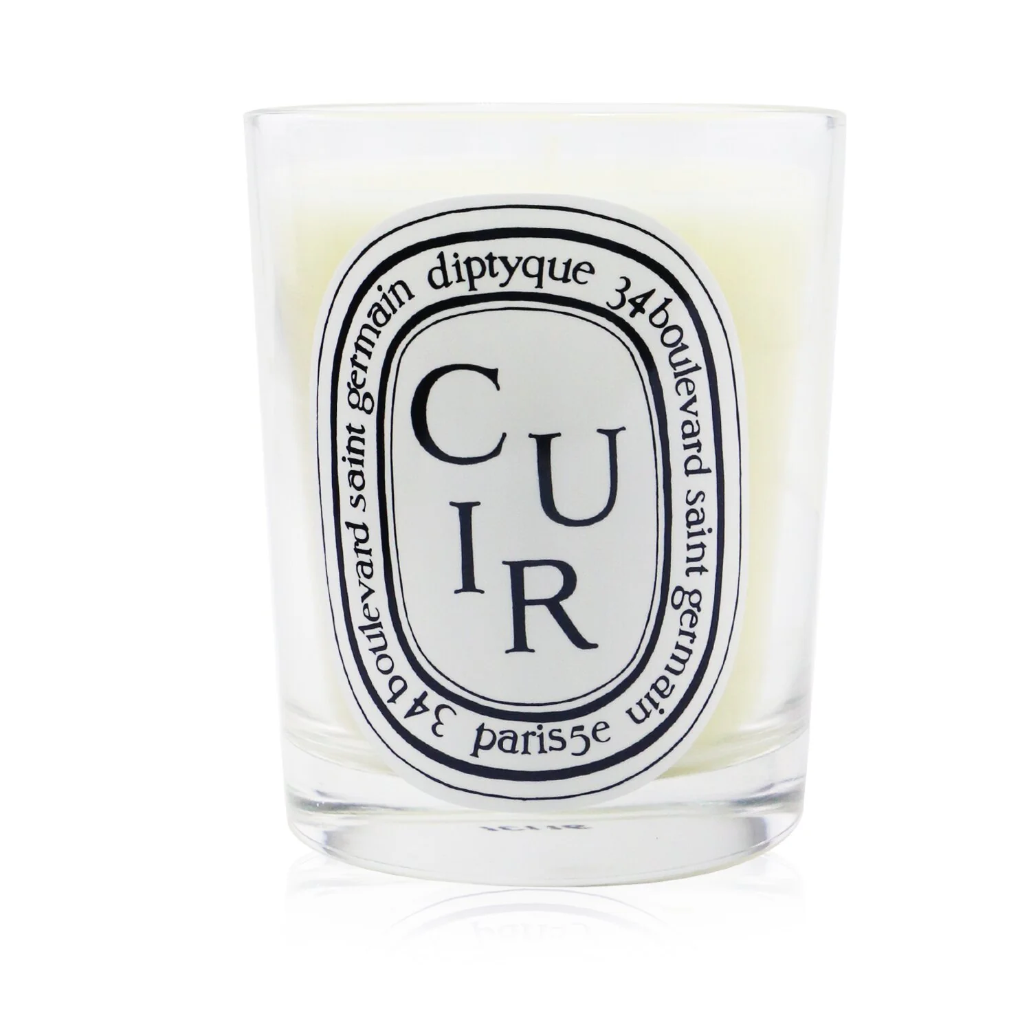 Diptyque Scented Candle - Cuir (Leather)  190g/6.5oz - Olabens