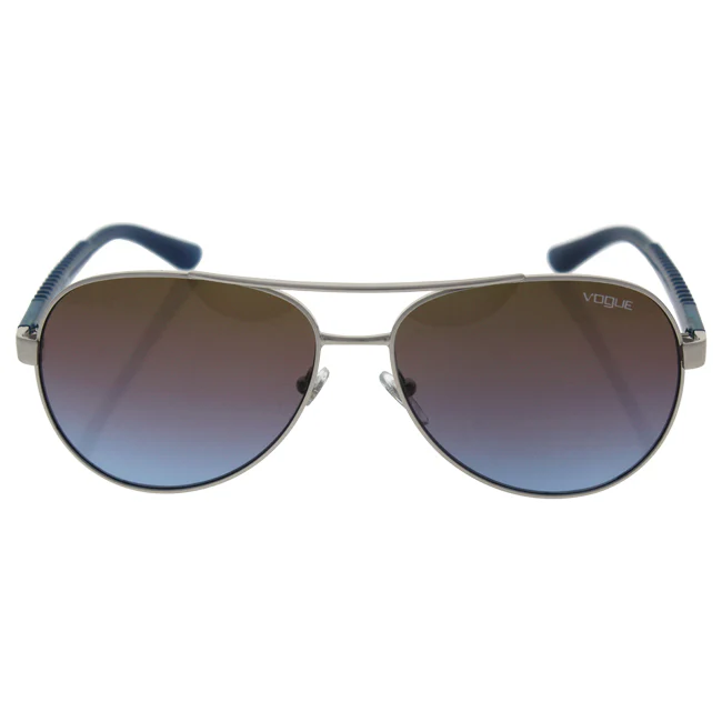Vogue Vogue VO3997S 323/48 - Brushed Silver/Azure Gradient Pink Gradient Brown by Vogue for Women - 58-14-135 mm Sunglasses - Olabens