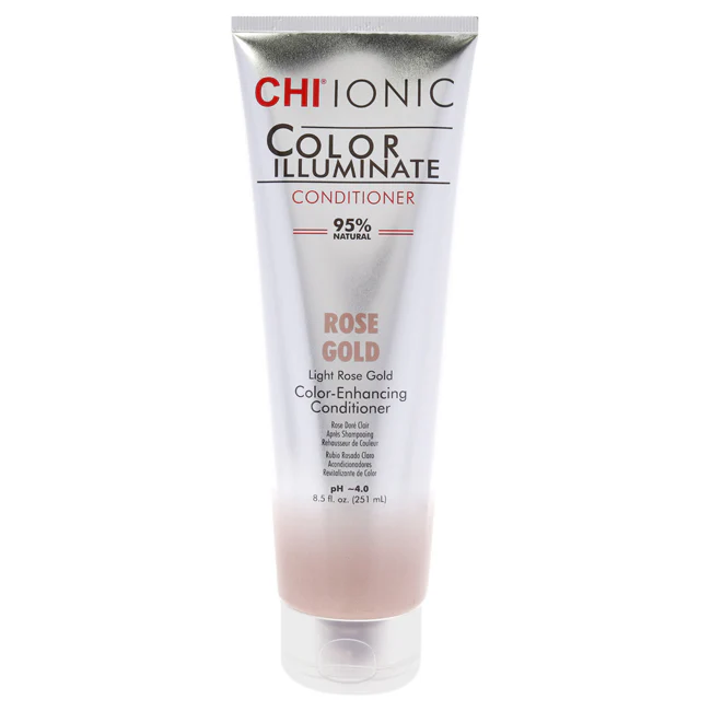 Ionic Color Illuminate Conditioner - Rose Gold by CHI for Unisex - 8.5 oz Conditioner - Olabens