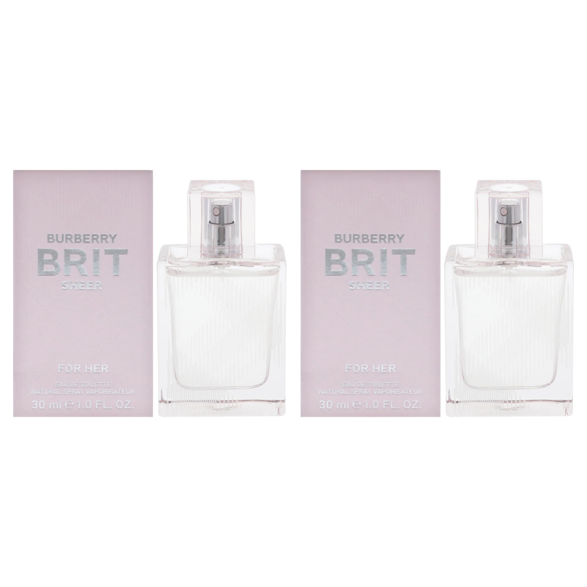 Burberry Burberry Brit Sheer by Burberry for Women - 1 oz EDT Spray - Pack of 2 - Olabens