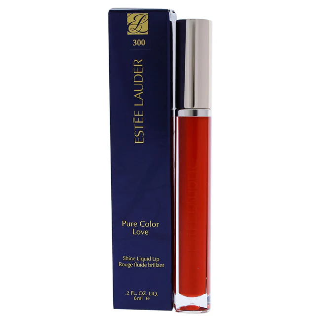 Estee Lauder Pure Color Love Shine Liquid Lip Color - 300 Mandarin Mash by Estee Lauder for Women - 0.2 oz Lipstick - Olabens