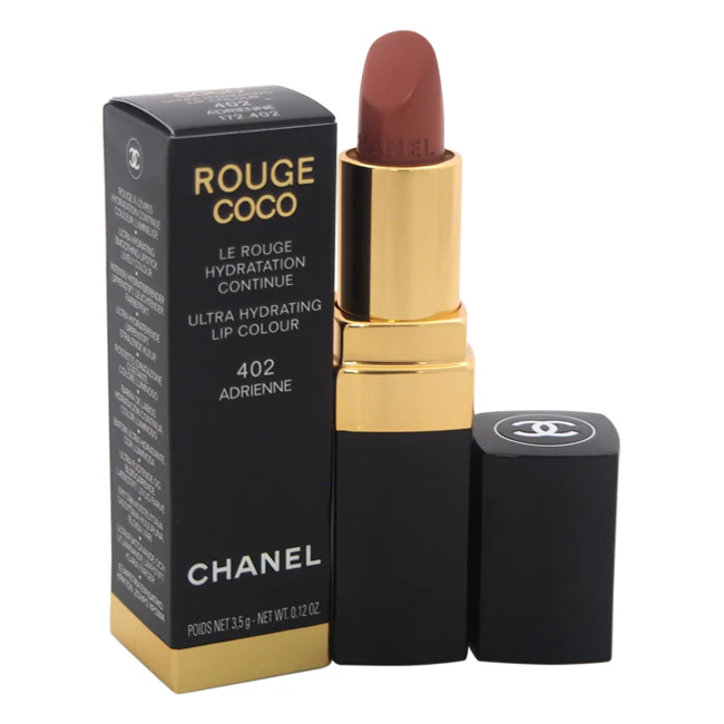 Rouge Coco Ultra Hydrating Lip Colour - 402 Adrienne by Chanel for Women - 0.12 oz Lipstick - Olabens