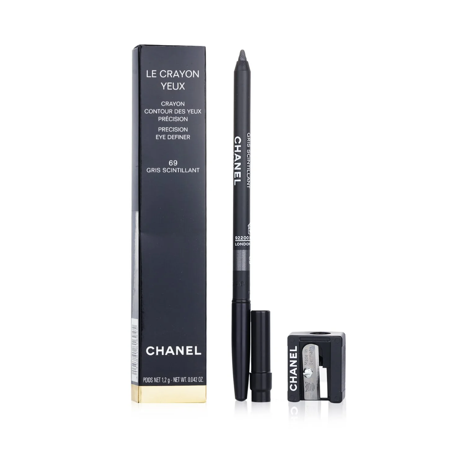 Chanel Le Crayon Yeux - # 69 Gris Scintillant  1.2g/0.042oz - Olabens