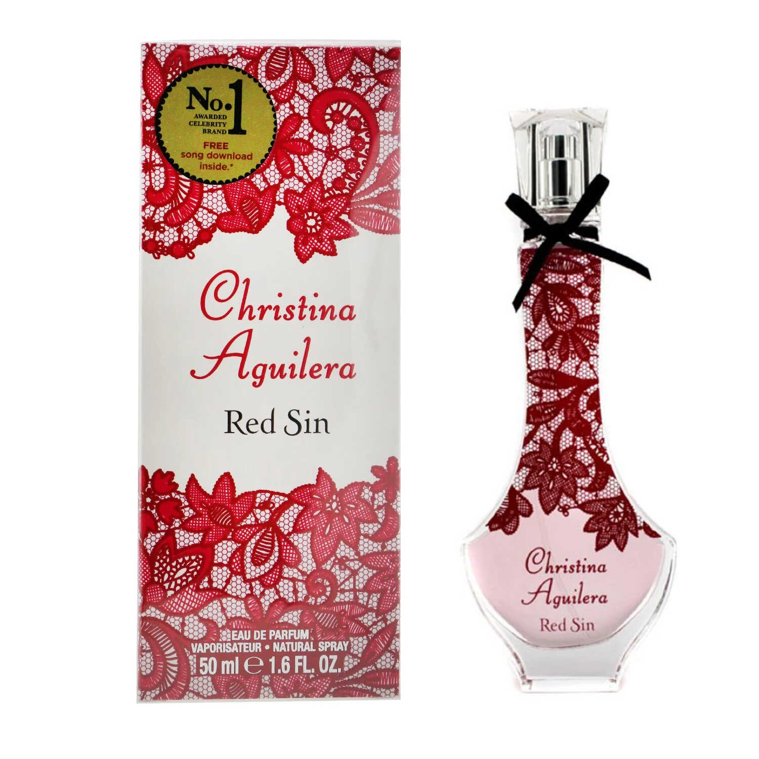 Christina Aguilera Red Sin Eau De Parfum Spray  50ml/1.6oz - Olabens