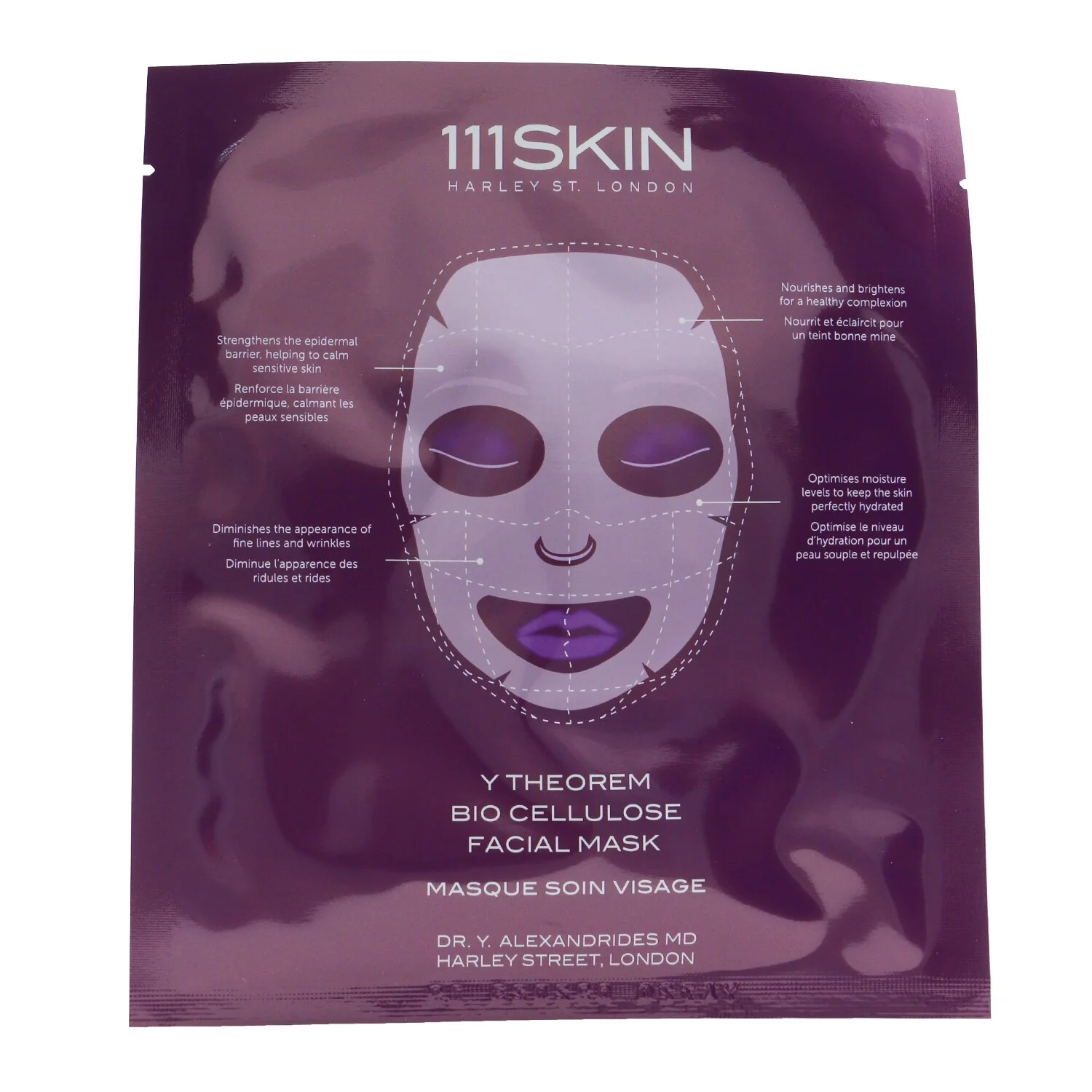 111Skin Y Theorem Bio Cellulose Facial Mask  5x23ml/0.78oz - Olabens