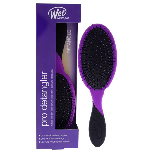 Pro Detangler Brush - Purple by Wet Brush for Unisex - 1 Pc Hair Brush - Olabens