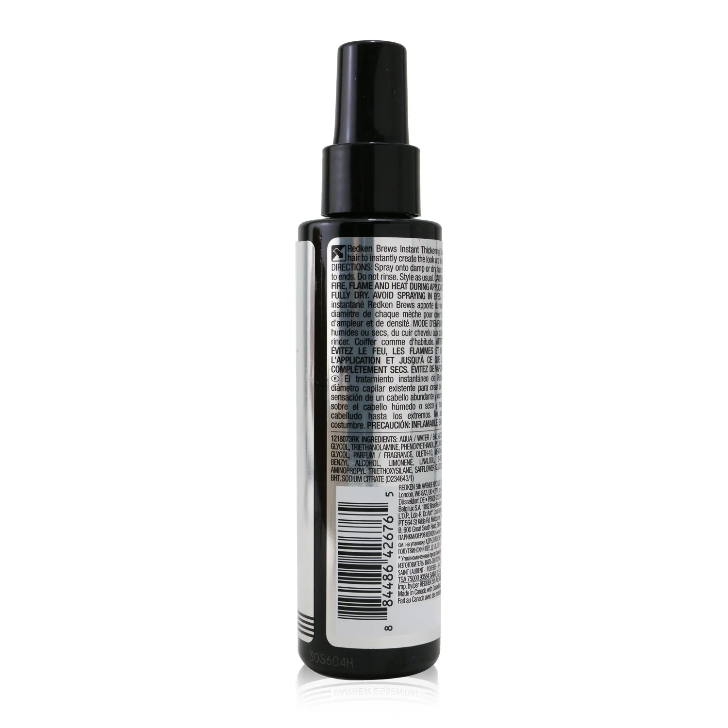 Redken Brews Instant Thickening Spray (For Thicker, Fuller-Looking Hair , Instantly)  125ml/4.2oz - Olabens