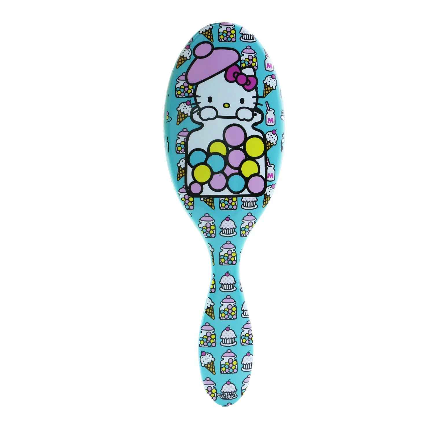 Wet Brush Original Detangler Hello Kitty - # Bubble Gum Blue (Limited Edition)  1pc - Olabens
