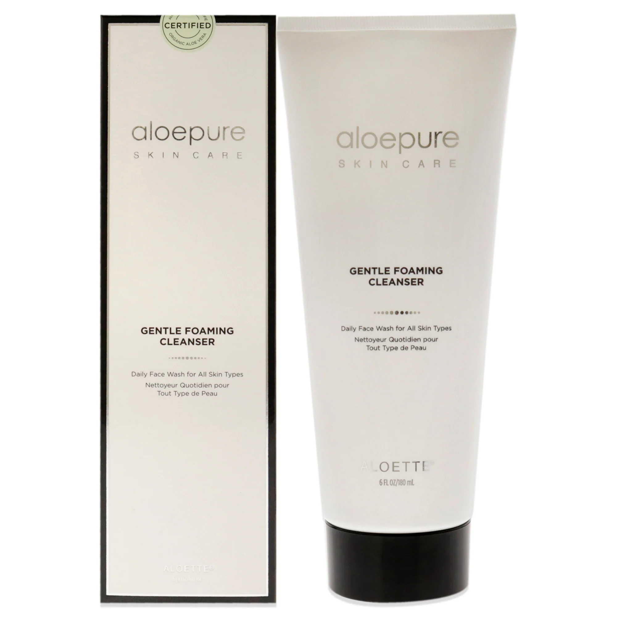Aloepure Gentle Foaming Cleanser by Aloette for Unisex - 6 oz Cleanser - Olabens