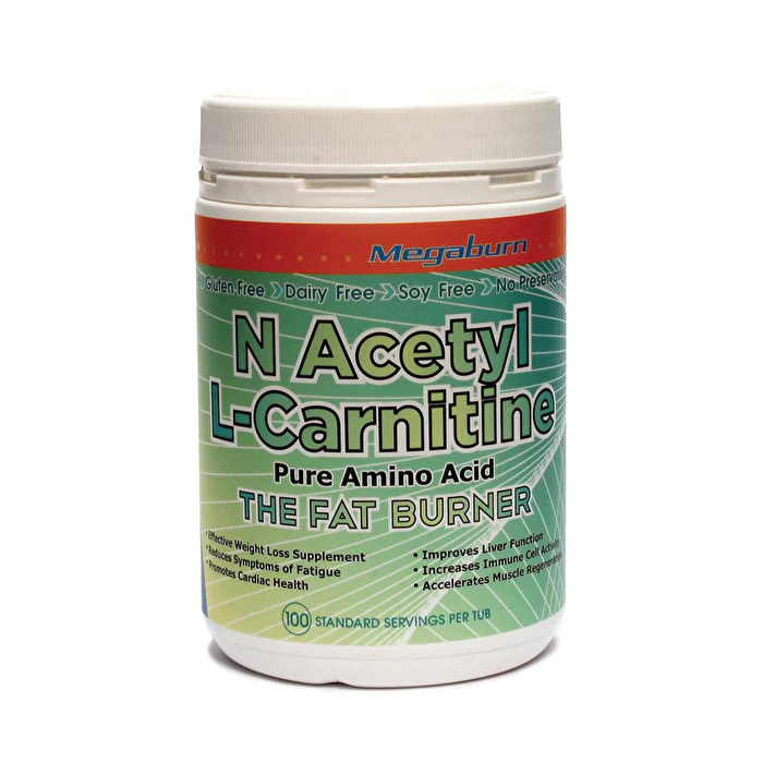 Megaburn N Acetyl L-Carnitine 200g - Olabens