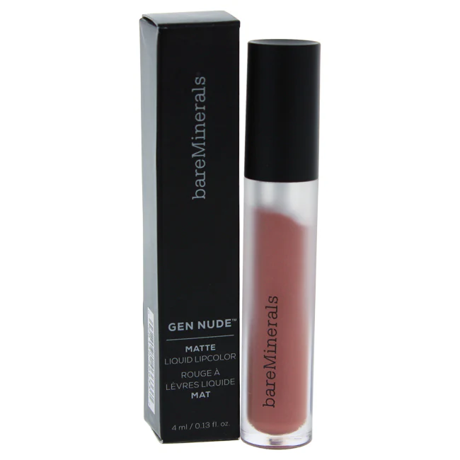 bareMinerals Gen Nude Matte Liquid Lipcolor - Infamous by bareMinerals for Women - 0.13 oz Lipstick - Olabens