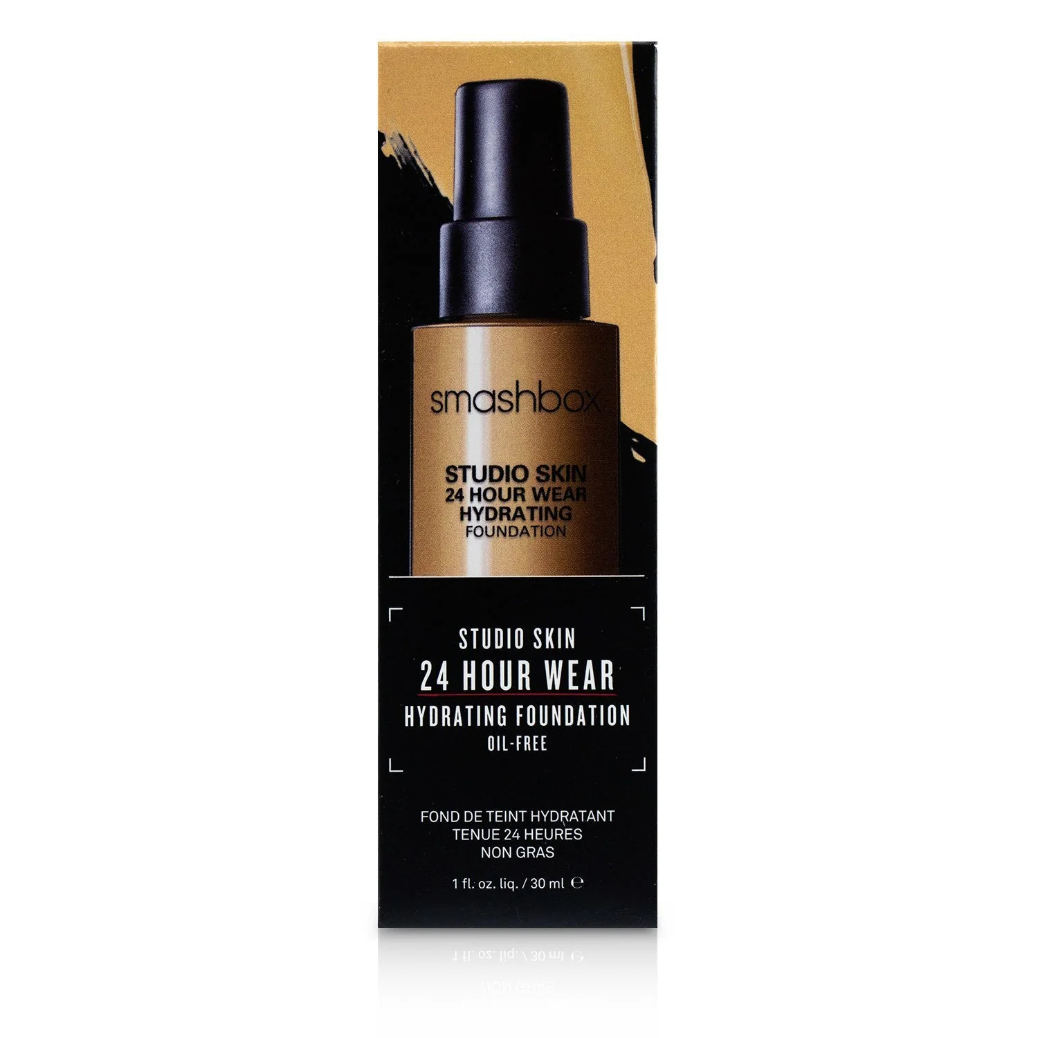 Smashbox Studio Skin 24 Hour Wear Hydrating Foundation - # 3.02 (Medium With Neutral Olive Undertone)  30ml/1oz - Olabens