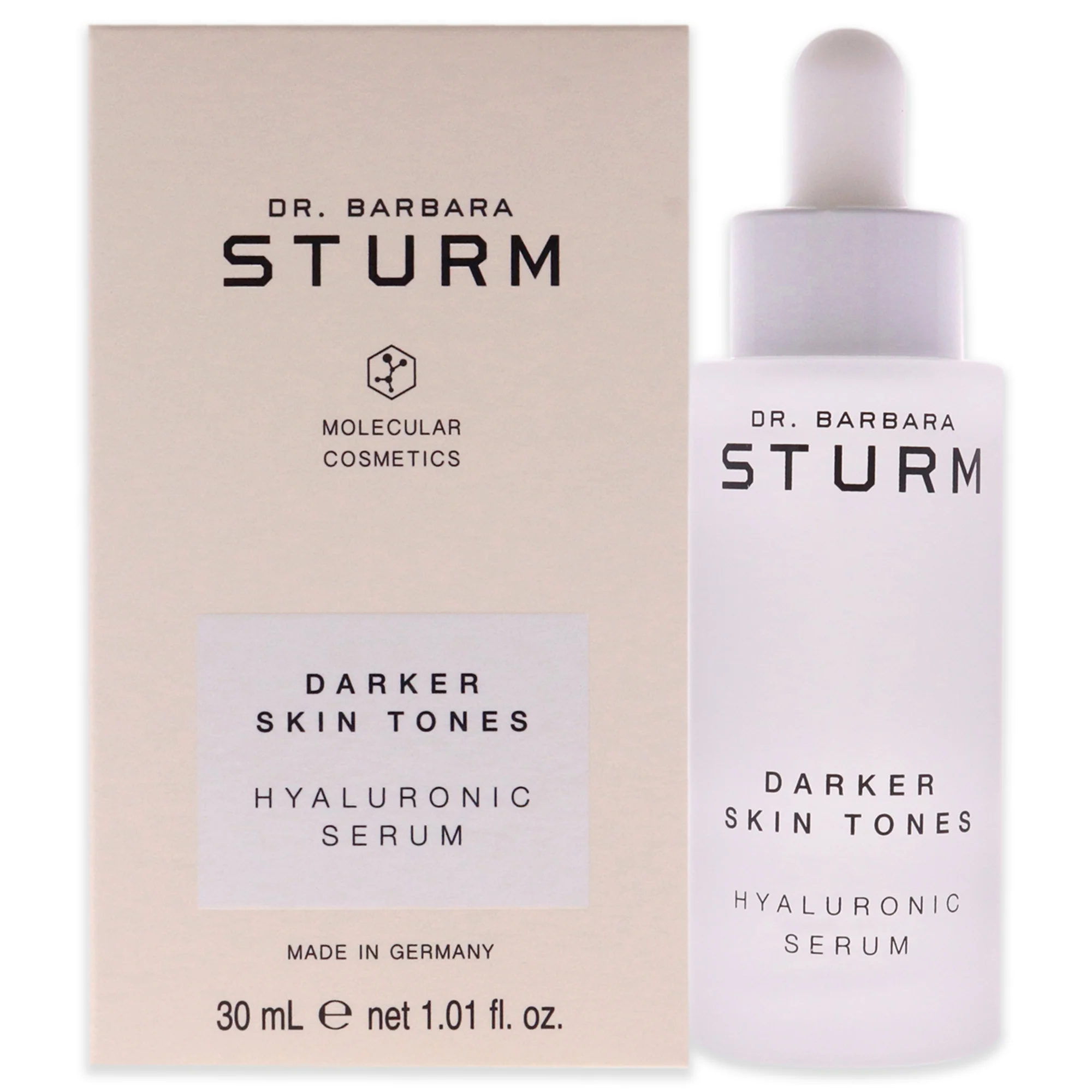 Darker Skin Tones Hyaluronic Serum by Dr. Barbara Sturm for Unisex - 1.01 oz Serum - Olabens