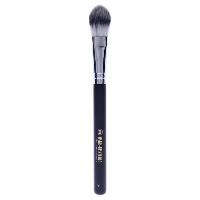Foundation Brush Synthetic Hair - 34 Large by Make-Up Studio for Women - 1 Pc Brush - Olabens
