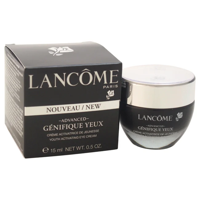 Advanced Genifique Yeux Youth Activating Smoothing Eye Cream by Lancome for Unisex - 0.5 oz Cream - Olabens