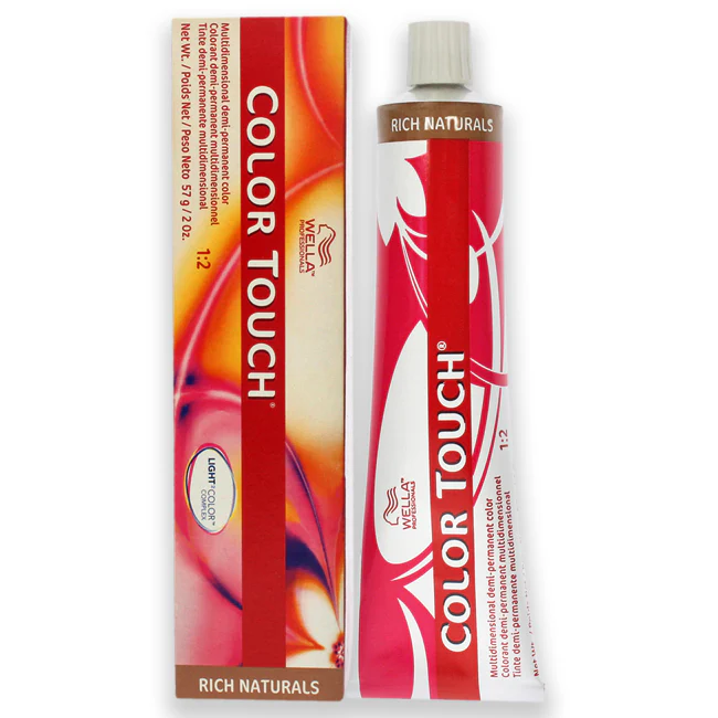 Color Touch Demi-Permanent Color - 6 35 Dark Blonde-Gold Red-Violet by Wella for Unisex - 2 oz Hair Color - Olabens