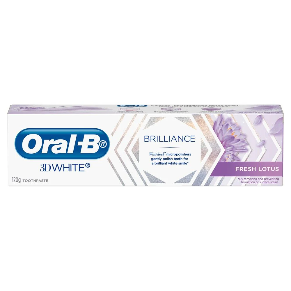 Oral B Toothpaste Brilliance Fruit/Lotus 120g - Olabens