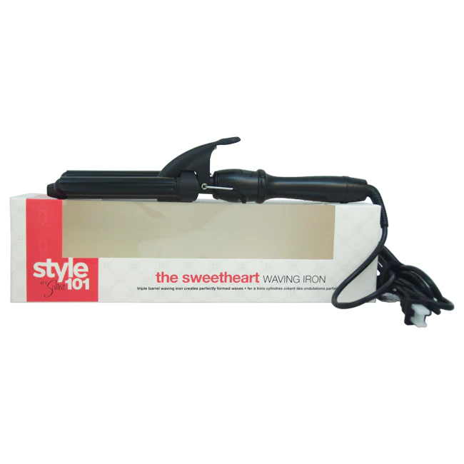 Sultra Style 101 The Sweetheart Waving Iron - Black by Sultra for Unisex - 43228 Inch Curling Iron - Olabens