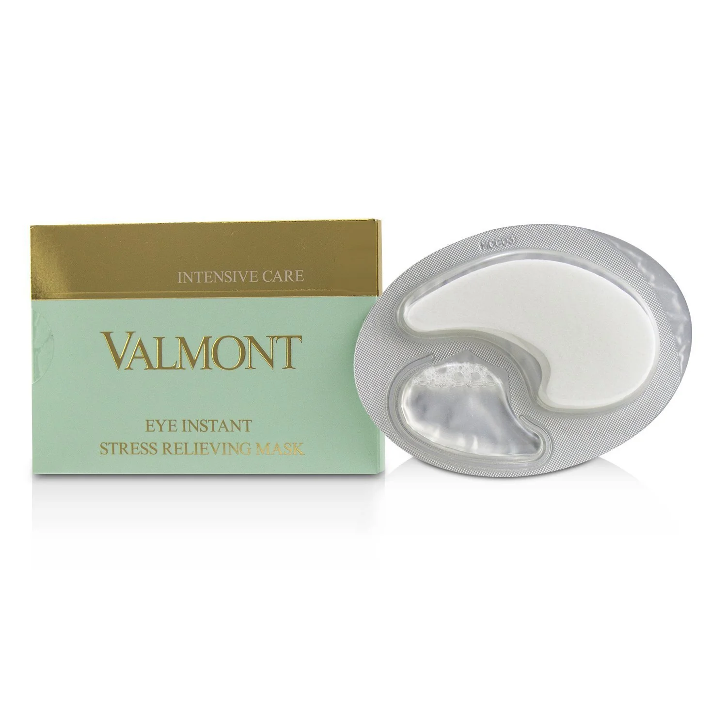 Valmont Eye Instant Stress Relieving Mask (Smoothing, Decongesting & Anti-Fatigue Eye Mask) (Single)  1pair - Olabens
