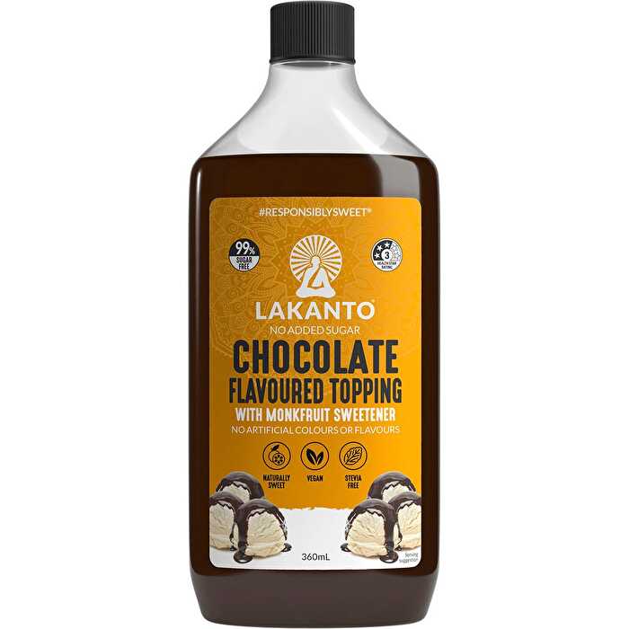 Lakanto Chocolate Flavoured Topping with Monkfruit Sweetener 360ml - Olabens