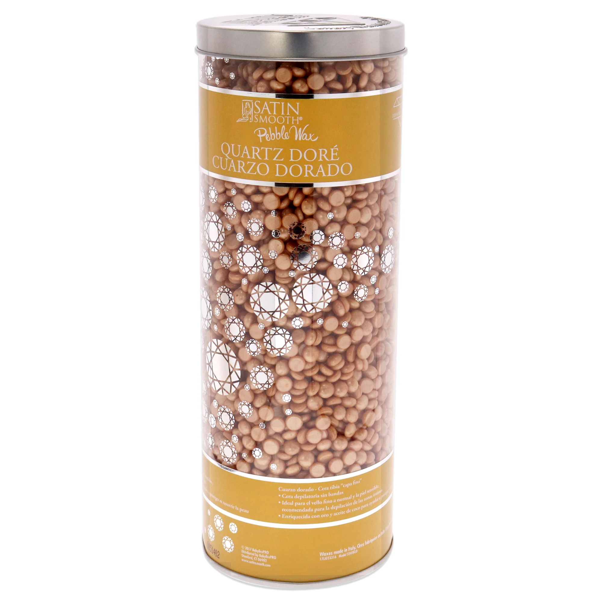 Golden Quartz Thin Film Flex Pebbles Wax by Satin Smooth for Women - 23 oz Wax - Olabens