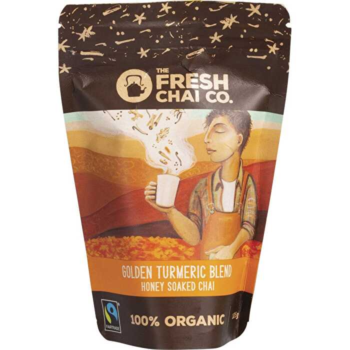 The Fresh Chai Co. Golden Turmeric Blend Honey Soaked Chai 125g - Olabens
