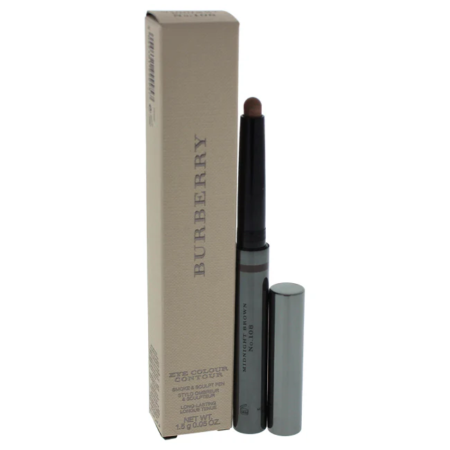Burberry Eye Colour Contour Smoke and Sculpt Pen - 108 Midnight Brown by Burberry for Women - 0.05 oz Eyeshadow - Olabens