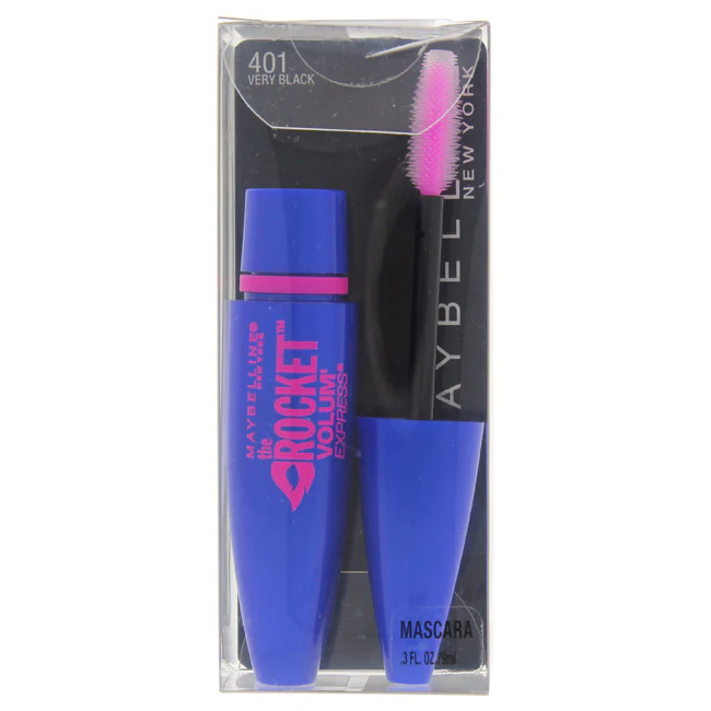 Maybelline Volum Express The Rocket Mascara - # 401 Very Black by Maybelline for Women - 0.3 oz Mascara - Olabens